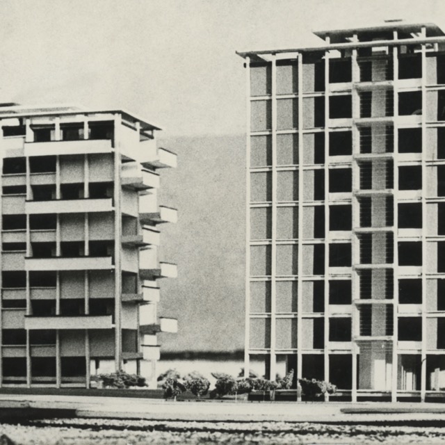 Studi per case a torre 