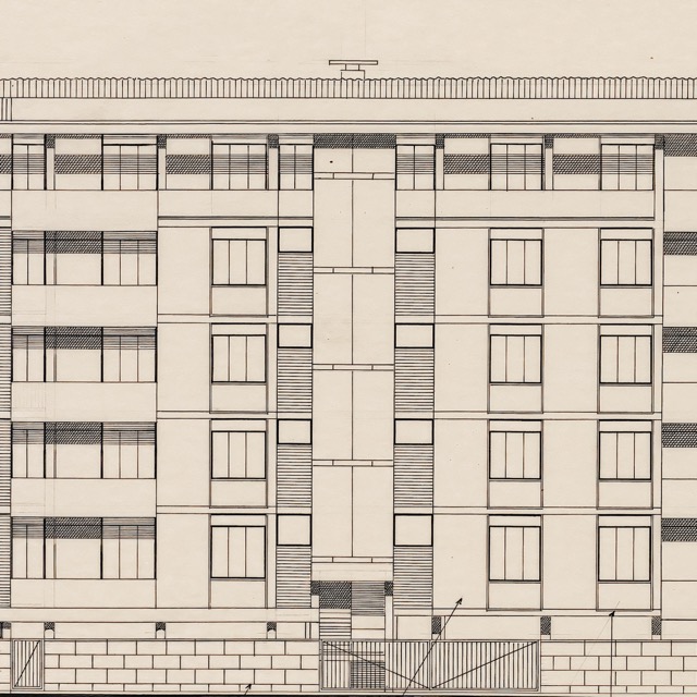 Case popolari per i soci della Cooperativa edificatrice Lampugnano a Milano