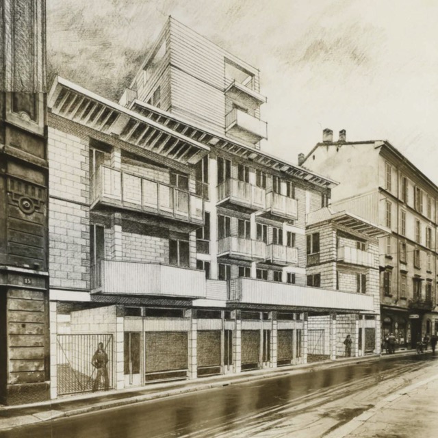 Casa di abitazione in via Maroncelli a Milano