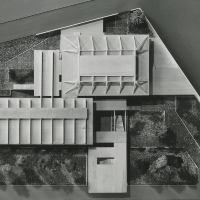 Progetto per la palazzina servizi nel Cimitero Maggiore di Milano