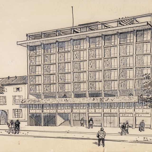 Progetto per la Casa del popolo a Novara