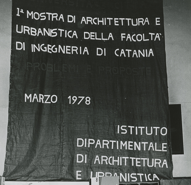 Prima mostra di architettura e urbanistica della Facoltà di Ingegneria di Catania